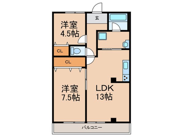 さくらハイツの物件間取画像